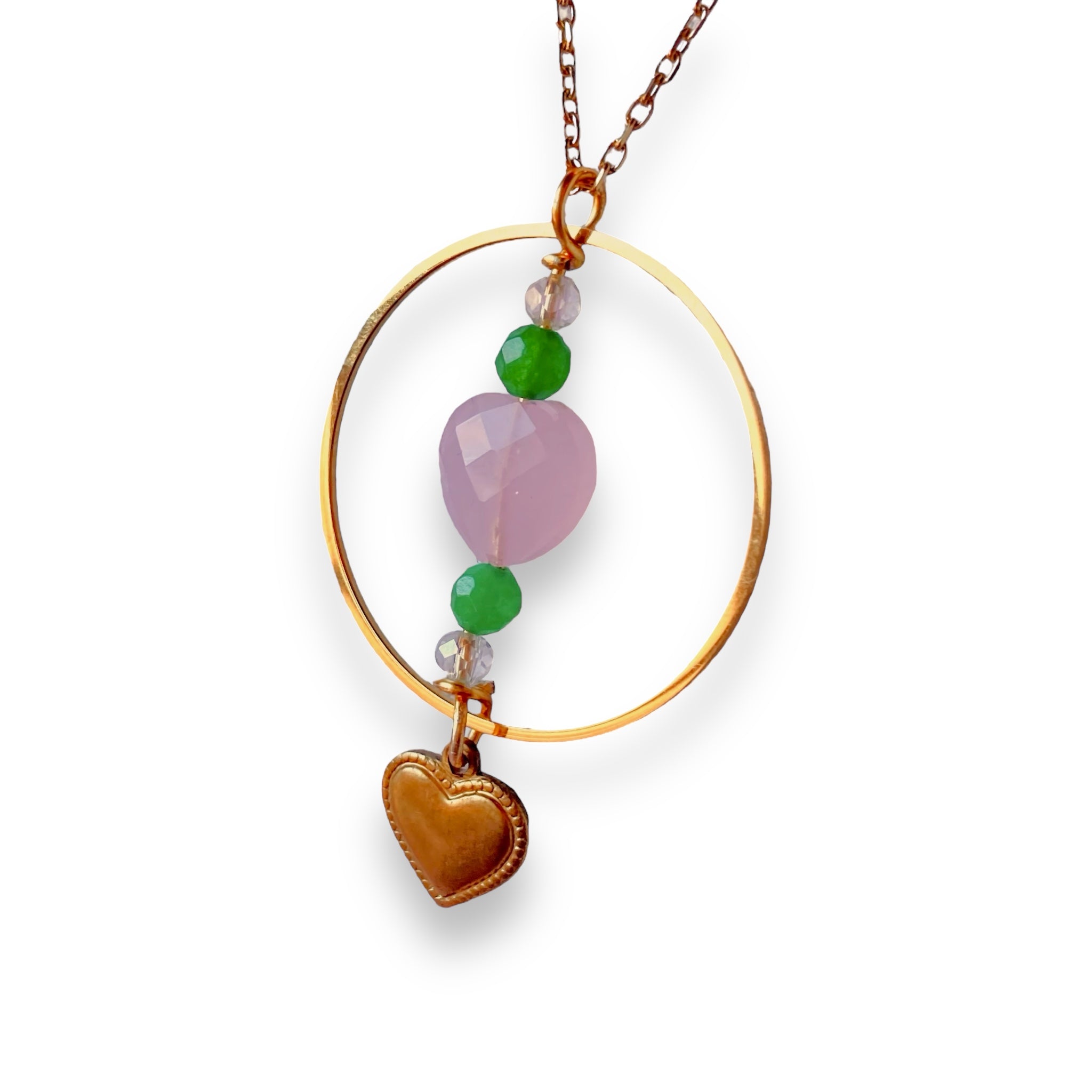 Sailor Jupiter Inspired Gemstone Necklace (Gold)