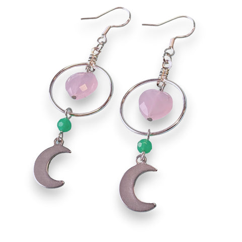 Sailor Jupiter Inspired Gemstone Dangle Earrings